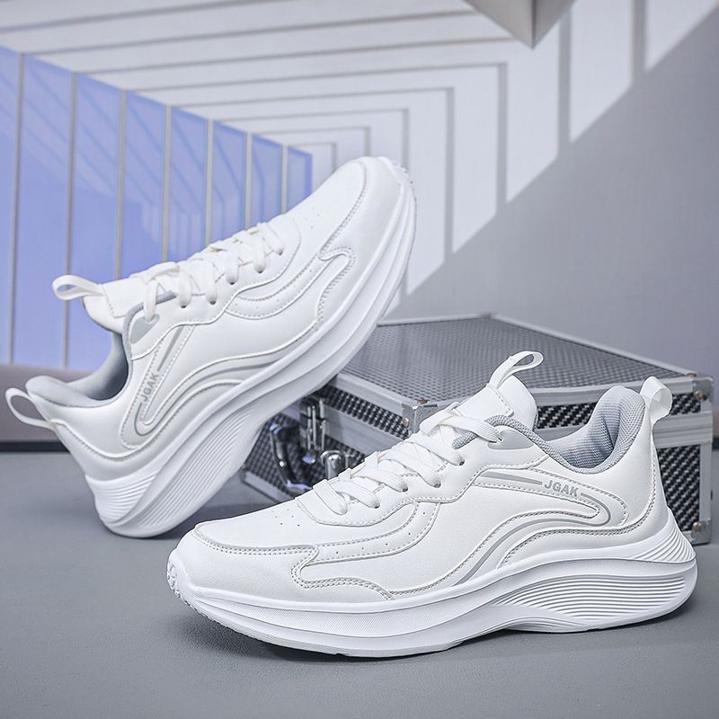 Men's Ultra-Light 50 Plus Size New Non-Slip Leather Breathable Running Training Versatile Casual Sports Shoes_vogvips.com