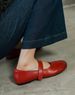 Cameido Women's Round Toe Flat Mary Jane Shoes Soft Sole Soft Upper Calf Leather Spring_vogvips.com
