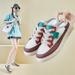 Little White Shoes Female Students Thick-soled Heightening Shoes Mesh Breathable Casual Board Shoes_vogvips.com