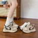 Velvet Forrest Gump Women's Winter New Thick Soled Breathable Casual Trendy Student Versatile Sports Running Shoes_vogvips.com