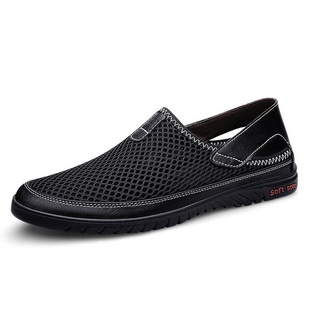 Large Size Casual Men's Shoes Men's Shoes Mesh Shoes Lazy Shoes Mesh Shoes Men_vogvips.com
