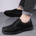 Men's Shoes Outdoor Tooling Shoes Handmade Casual Shoes Low-top Leather Frosted Leather Shoes Lace-up Shoes_vogvips.com