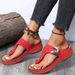 Women's Shoes Women's Sandals Large Size Spring And Summer New Fashion Wedge Heel Flip Flops Outdoor Beach Slippers Women's Shoes_vogvips.com