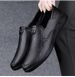 Men's Leather Shoes Style Dress Doudou Shoes Soft-soled Driving Shoes_vogvips.com