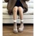 Gravity Shoe Factory High Heels Round Head Short For Women 2025 Autumn/Winter Fashion Stretch Martin Thick Bottom Coarse_vogvips.com