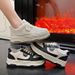 Trendy White Sneakers For Women In The Summer And Autumn Of 2025--1, With Thick Leather Soles_vogvips.com