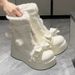 Sweetly Adorable Puss In Boots Lolita Snow Boots 2025 New Thick Sole Fleece Winter Warmth & Cuteness_vogvips.com