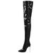 2025 Women's Over-the-Knee Boots Large Size Metal Fashion 12cm Heel Height_vogvips.com