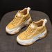 Daddy Shoes Women's Korean Version Thick-soled Inner Height Increase Versatile Casual Female Student Shoes_vogvips.com