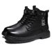 European Warm Series Layer Cowhide Men's Martin High Top British Style Genuine Leather Winter Zipper Work Boots Large Size Shoes_vogvips.com