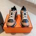 New Popular Cowhide 1 Spliced Couple's Tech Fabric/Mesh Strap Thick Sole Height-Increasing Casual Shoes Lightweight Breathable_vogvips.com