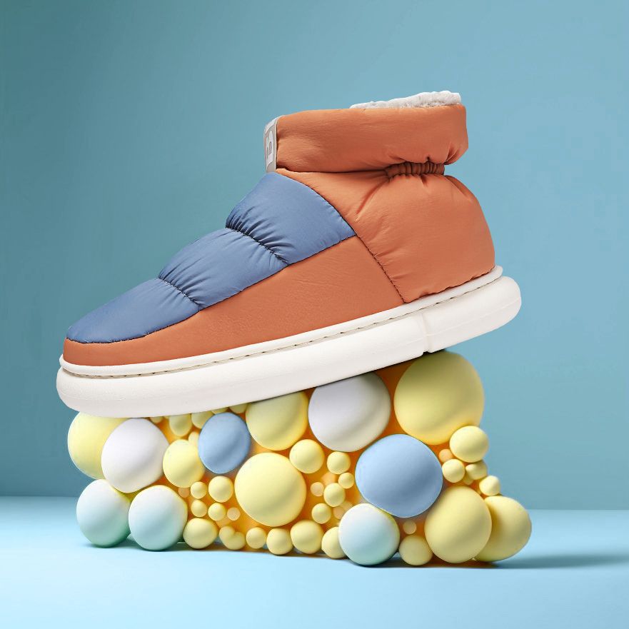 Parent-child Snow Boots Cotton Shoes Plush Warm Shoes Boys' And Girls' Shoes Children's Outdoors_vogvips.com