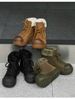 Men's Shoes Winter New Fur Big Head Work Boots Men And Women Plus Velvet Warm Snow Boots Thick Cotton Shoes_vogvips.com