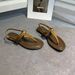 Women's Shoes Genuine Leather Roman Sandals – Vintage Style Flip Flops With Toe Post Design (Flat Summer Casual Shoes)_vogvips.com