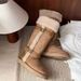 2024 Winter New Thick-Soled Height-Increasing Slip-On Belt Buckle Long Tube Snow Cotton Casual Versatile Women's Shoes_vogvips.com