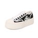 All Match Height Increasing Canvas Shoes Same Style Thick Soled Biscuit Shoes Strappy Platform Bann Women's Shoes_vogvips.com