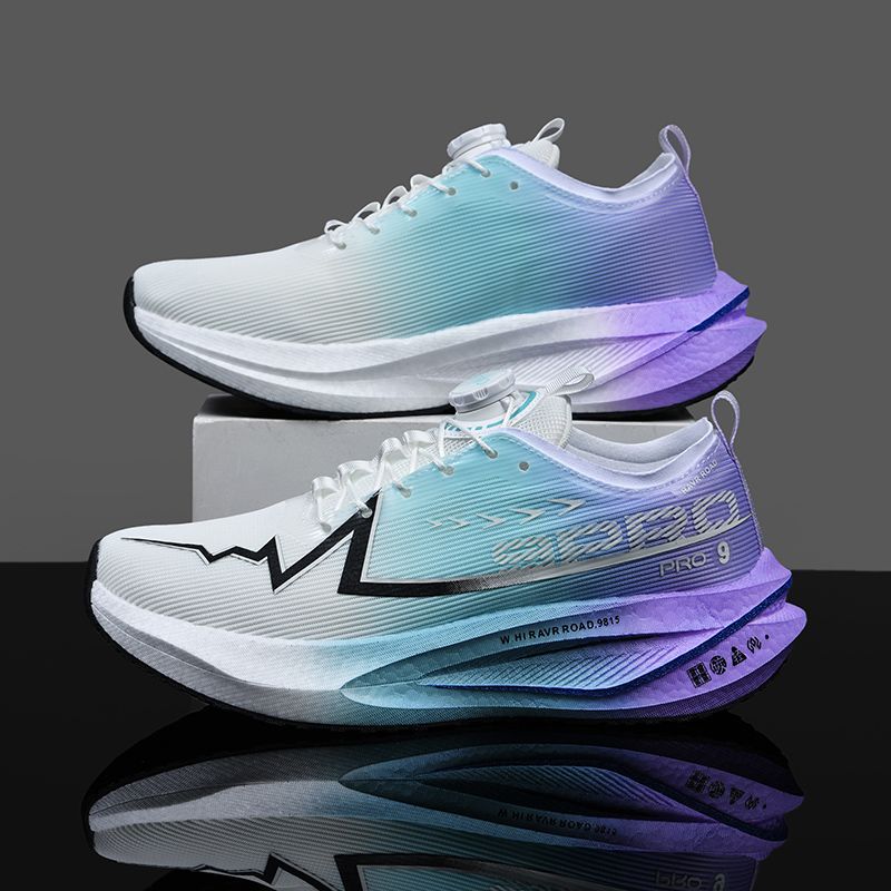 Casual Running Shoes Men Marathon Sports Carbon Board Breathable Lightweight Women's Comfortable Athletic Nonskid_vogvips.com