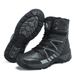 Men's Military Boots Waterproof Hiking Shoes For Outdoor Adventure, Breathable Synthetic Leather Upper With Anti-Slip Rubber Sole, Sizes 40-47_vogvips.com