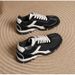 True leather training with women's velvet 2025 autumn and winter new item Forrest Gump versatile soft sole lace up_vogvips.com