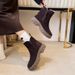 Hot-Selling For Women 2024 Winter New Style Sheepskin Integrated Fleece-Lined Thickened Warm Snow Cotton Shoes Short_vogvips.com