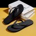 2025 New Slippers Summer Fashion, Non Slip Flip Flops For Men's Trendy Shoes, Simple Beach Sandals_vogvips.com