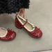 Black Peach Princess~Red Mary Jane High Heels For Women, 2026 Spring New Fairy Style, Makes Feet Look Smaller, Shallow_vogvips.com