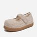Thick-Soled French Style Closed-Toe Furry Cotton For Women Autumn Winter New Fashion Versatile Comfortable_vogvips.com