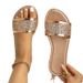 26 New Spring-summer Fashion Cross-border Plus-size Shiny Rhinestone Blingbling Hot-selling Women's Casual Sandals_vogvips.com