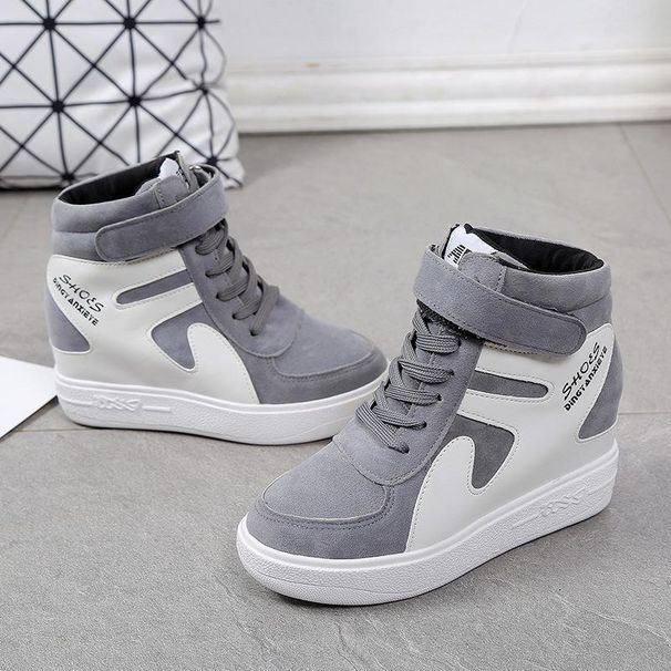 Sexysexy Womens Wedges Shoes High Thick Bottom Platform Leisure Sports Shoes High Top Sneakers For Women_vogvips.com