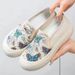 Old Beijing Cloth 2025 Summer New Women's Flat Bottom Canvas Casual Fashion Student High Heel Soft Sole Ethnic Style_vogvips.com