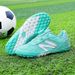 Breathable Mesh Soccer Cleats For Kids & Adults – Lightweight Football Shoes With Rotational Studs & Hook-and-Loop Strap For Training & Matches_vogvips.com