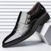 Cost performance New Spring Oxford Business Men Leather Soft Casual Breathable Men's Loafers Flats Zip Shoes Slip-on Driving Shoe_vogvips.com