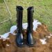 2025 Autumn New Brown Western Cowboy Versatile Round Toe Riding Knee-High Boots For Women_vogvips.com