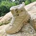 High Top Outdoor Men's Combat Military Boots Tactical Boots Breathable Zipper Brown Desert Combat Boots_vogvips.com