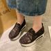 Spring Autumn Exclusive Summer Mesh Single Shoe With Sloping Heel, Thick Sole, Low Cut Shoes, Fashionable For Wearing On_vogvips.com