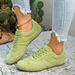 2026 Women's Retro Suede Lace Sneakers, Soft And Lightweight Rubber Soled Fashionable Sneakers, Suitable For Daily Walking And Casual Shoes_vogvips.com