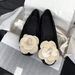 Women S Ballet Flats With Camellia Design Genuine Leather Round Toe Low Heel Slip On Casual Shoes For Spring Autumn_vogvips.com