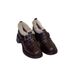 Small Leather Shoes Women's High Heels And Thin Loafers With Fleece Thermal Shoes_vogvips.com