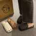 Baotou Half Slippers Women's Outer Wear Summer Lazy Daily Leisure Roman Wind Non-slip Outdoor Soft Bottom Cool Slippers Women's Summer_vogvips.com