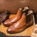 New Fashion Chelsea Boots Men's Brown Retro High-top Men's Boots European And American Fashion Boots British Gentleman Leather Boots_vogvips.com