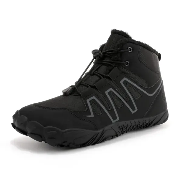 Winter Snow Boots Men Shoes Women Anti-slip Warm Soft Plush High-top Casual Shoes Flat Durable Outdoor Hiking Shoes Men_vogvips.com