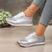 Fashion Gold Silver Platform Women Spring Autumn Lace Up Plus Size Casual Sneakers Woman Comfort Non Slip Sports Shoes_vogvips.com