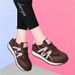 Autumn Winter Women's Training Shoes 2025 New Fleece-Lined Flat Casual Shoes Versatile Sports Sneakers Cotton Shoes_vogvips.com