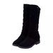 2021 Autumn New High Tube Martin Boots Velvet Suede Round Toe Slimming Women's Shoes_vogvips.com