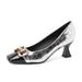 8375-2 Korean Style One-piece Drop-shipping Chunky Heel Square Toe High-heeled 2026 Winter New Shallow Fashion Women's_vogvips.com
