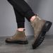 2025 New Versatile High-Top Men's Shoes, Leather Mid-Calf Boots, Fleece Lining_vogvips.com