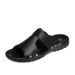 Summer New Metal Buckle Cowhide Lightweight One Line Slippers Casual Men's Plus Size Outdoor Dual-use Sandals_vogvips.com
