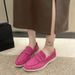 SHLIANG Fashion Suede Driving Shoes Genuine Leather Women Casual Shoes Brand Soft Loafers Moccasins Slip on Leisure Walking Shoes for Women Y0206_vogvips.com