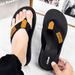 Men's Flip-flops 2025 Summer New Thick-soled, Anti-slip, Wear-resistant Cool Flip-flops, Casual Pinching Beach Sandals - The Men_vogvips.com