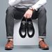 Euro Step Cowhide Men's Soft New White Hidden Height Increase Business Casual Breathable Leather Shoes For Men_vogvips.com